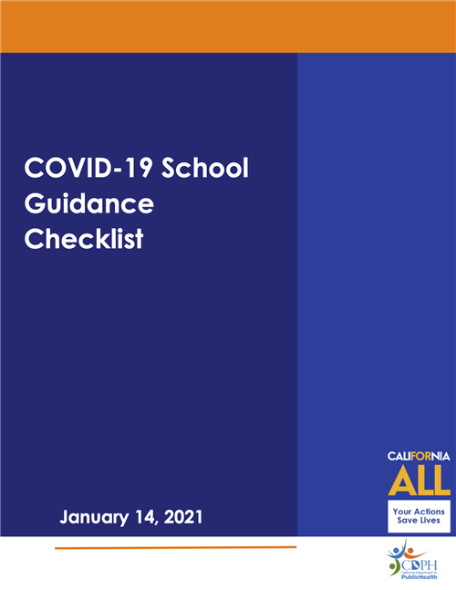COVID-19 School Guidance Checklist